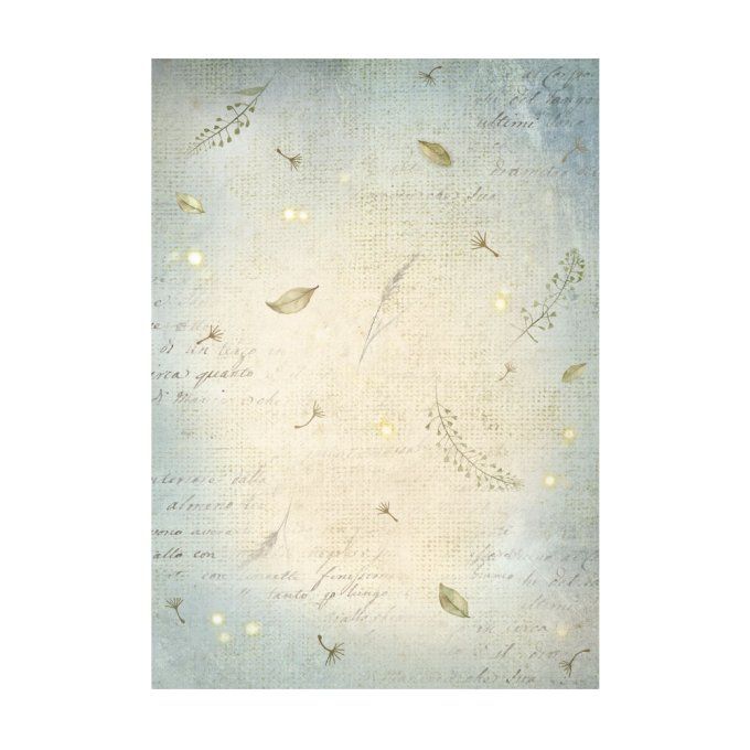 8 Feuilles de riz, Stampéria, Format A6 (10.5x14.8cm) - Hidden Grove