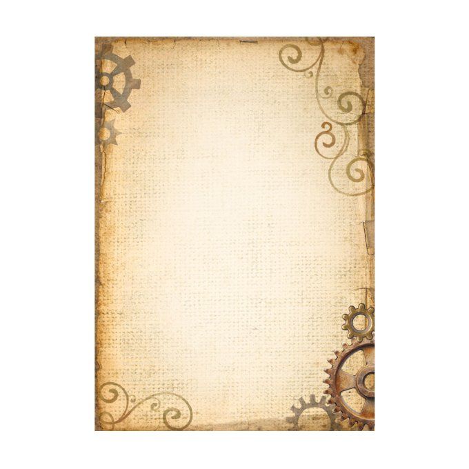 8 Feuilles de riz, Stampéria, Format A6 (10.5x14.8cm) - Hidden Grove