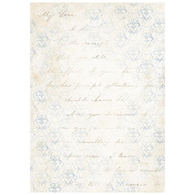 8 Feuilles de riz, Stampéria, Format A6 (10.5x14.8cm) - Timeless