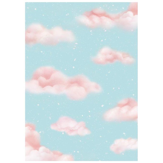 8 Feuilles de riz, Stampéria, Format A6 (10.5x14.8cm) - Candy christmas