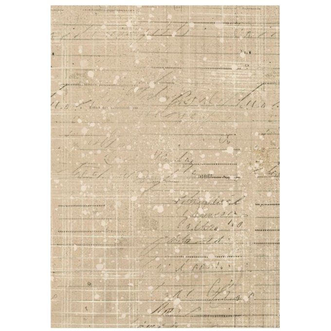 8 Feuilles de riz, Stampéria, Format A6 (10.5x14.8cm) - Fonds, Collection Furry friends