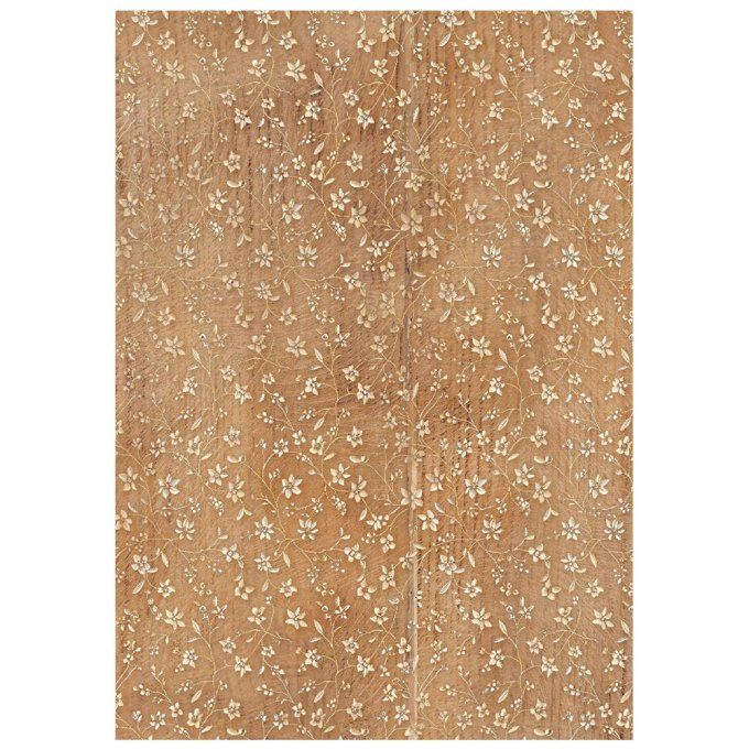 8 Feuilles de riz, Stampéria, Format A6 (10.5x14.8cm) - All around - Fonds