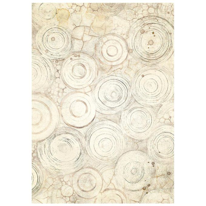8 Feuilles de riz, Stampéria, Format A6 (10.5x14.8cm) - All around - Fonds