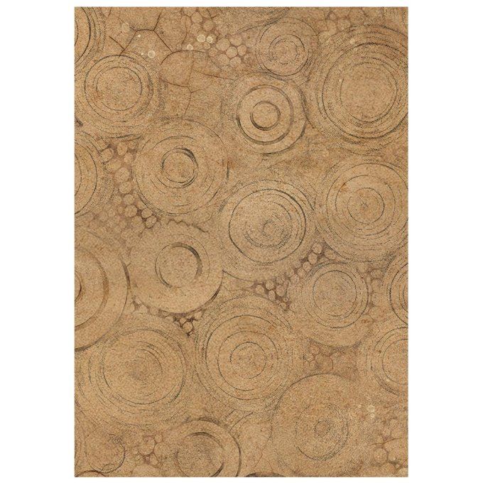 8 Feuilles de riz, Stampéria, Format A6 (10.5x14.8cm) - All around - Fonds