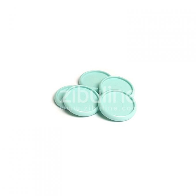 Lot de 5 Disques pour relier - couleur : bleu ciel - diamètre 30mm