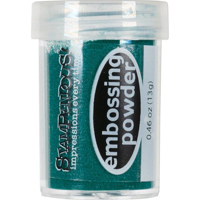 Poudre à embosser, Stampendous, couleur : Detail persian green clear - 13g