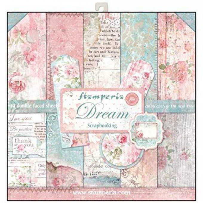 Papier scrapbooking, 30.5x30.5cm, Dream, Stamperia