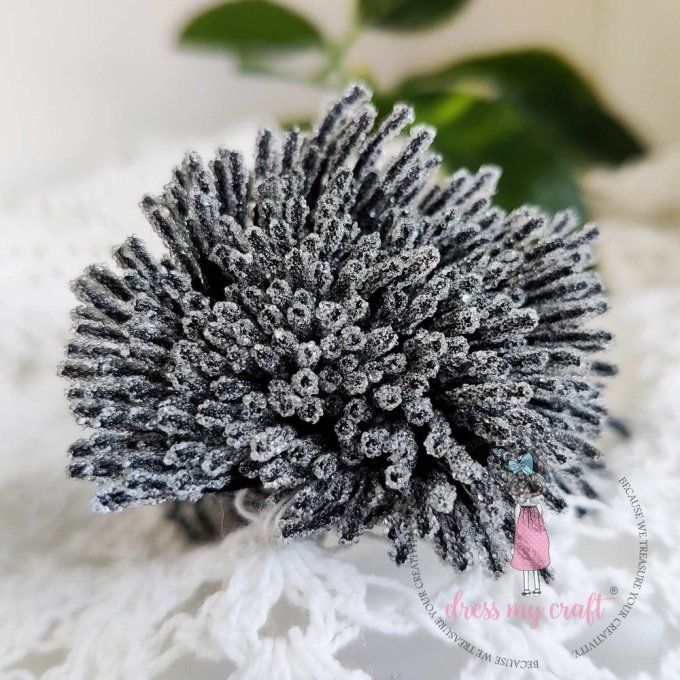 100 petits pistils - Pollen sugar black - Dress my craft