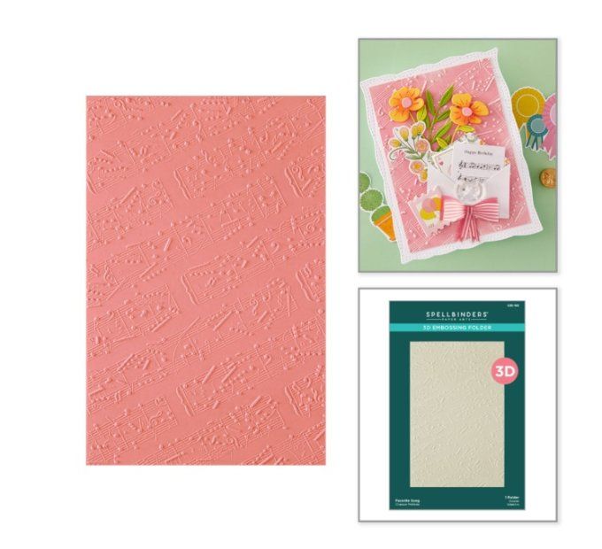 Classeur d'embossage, Spellbinders - poppy song