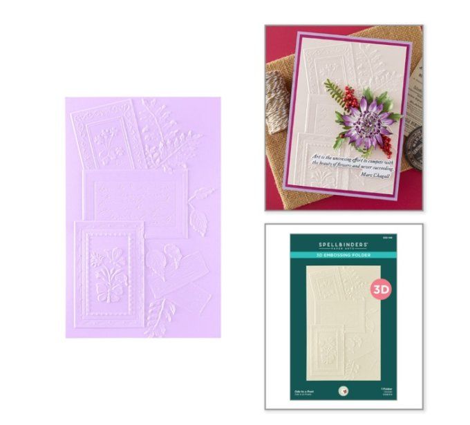 Classeur d'embossage, Spellbinders - Ode to a Poet