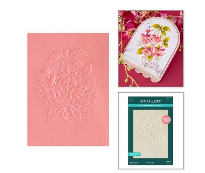 Classeur d'embossage, Spellbinders - Magical fuchsia