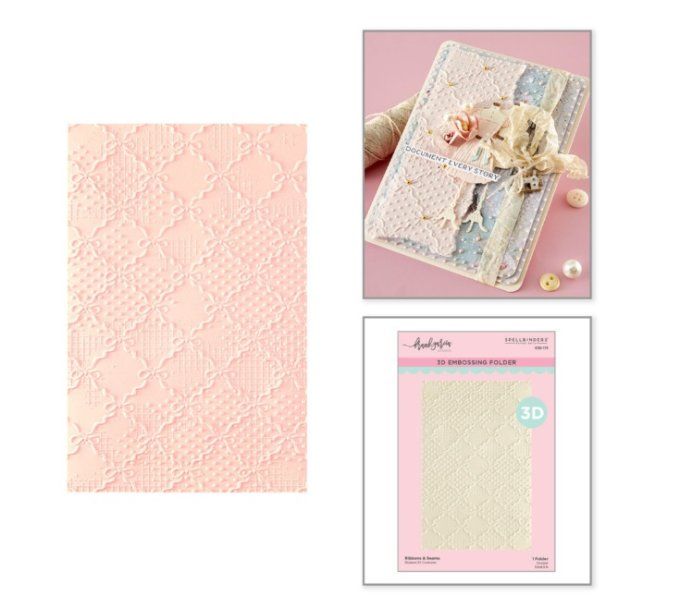 Classeur d'embossage, Spellbinders - Ribbons & seams