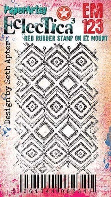 Mini tampon caoutchouc, collection Eclectica, PaperArtsy