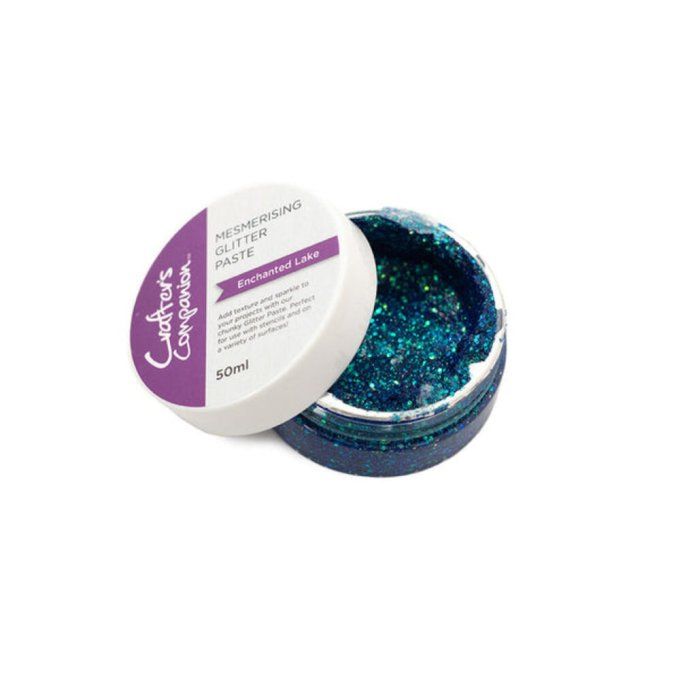 Glitter paste, Crafter's companion, couleur : Enchanted lake - 50ml 