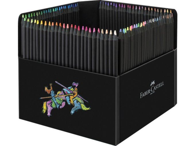100 Crayons de couleur Black Edition, Faber Castell 