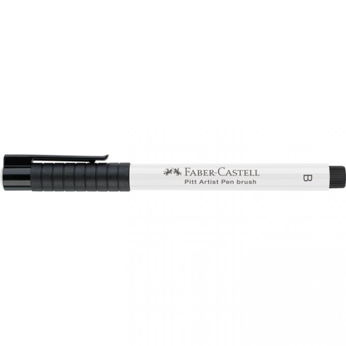 1 feutre Pitt, Faber Castell - Blanc