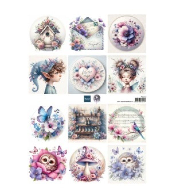 Marianne design - Feuille A4 - à l'unité, magical mini's