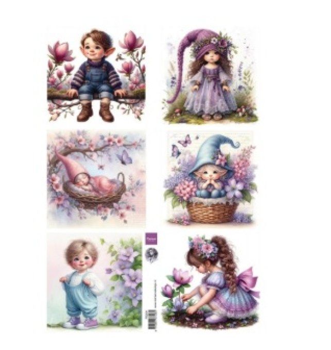 Marianne design - Feuille A4 - à l'unité, magical garden