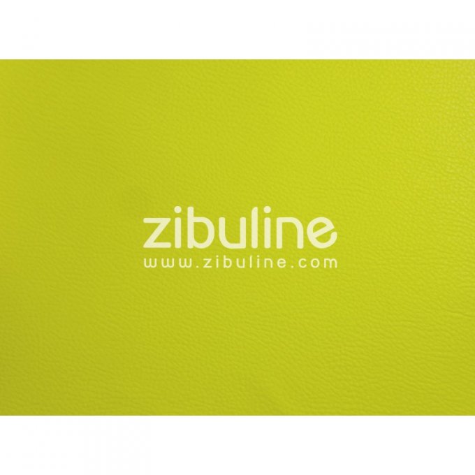 Feuille de simili cuir, couleur Citron vert, format 20x30cm - à l'unité