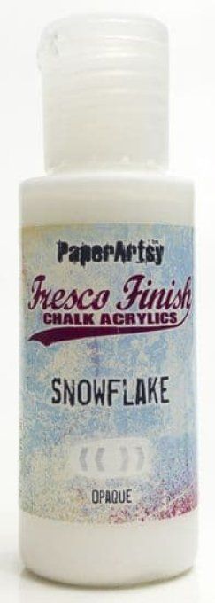 PaperArtsy - Fresco Finish, couleur : Snowflake, opaque - 50ml