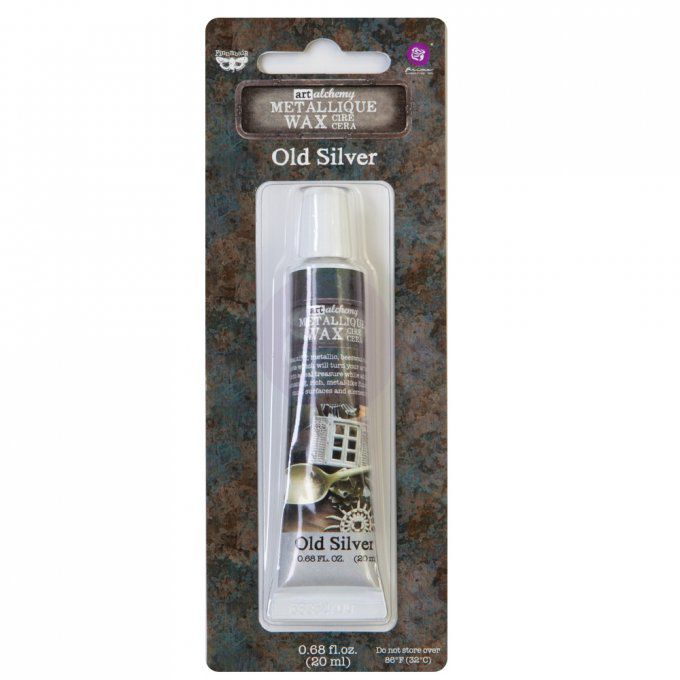 Cire métallique, Art Alchemy, Old Silver, 20ml