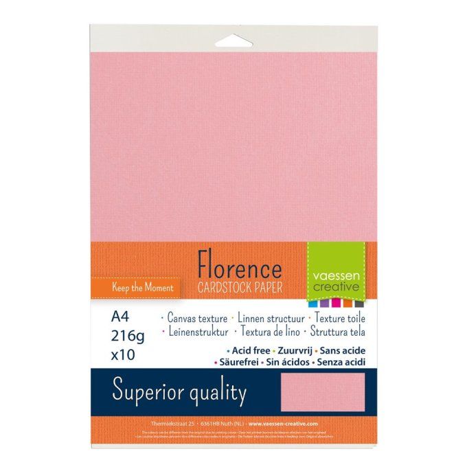 Florence - Papier aquarelle 30x30 - Smooth White 300g - 5pcs