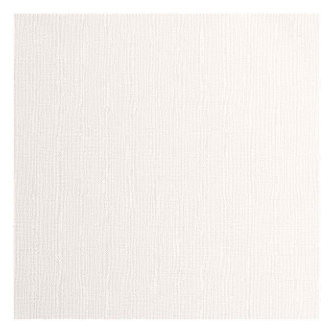 Cardstock Couleur : Off White, 216g, lot de 20 feuilles - 30x30cm (texturé)