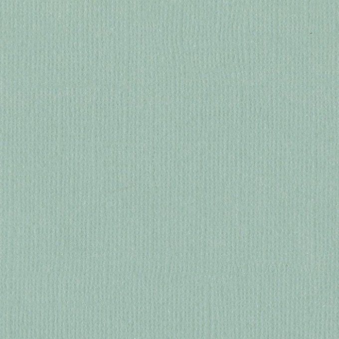 Bazzill, Cardstock, couleur Aqua - 30x30cm,  texturé, feuille à l'unité, 216g