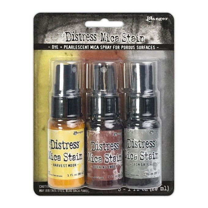 3 Sprays Ranger, Distress mica stains, Set halloween - 3x29ml