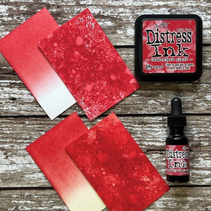 Distress Ink - lumberjack plaid (grand pad)