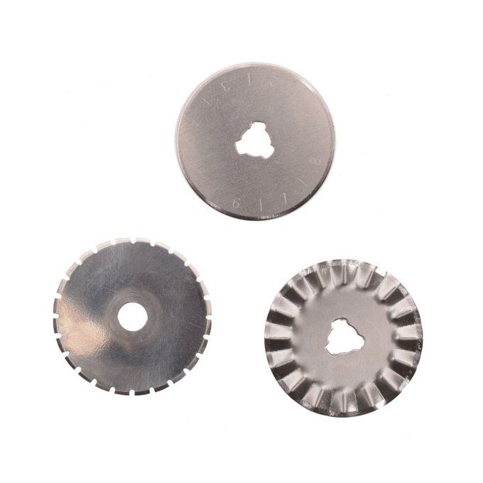 lot de 3 lames pour Cutter rotatif, lame diamètre 28mm (référence du cutter 1004-0007)