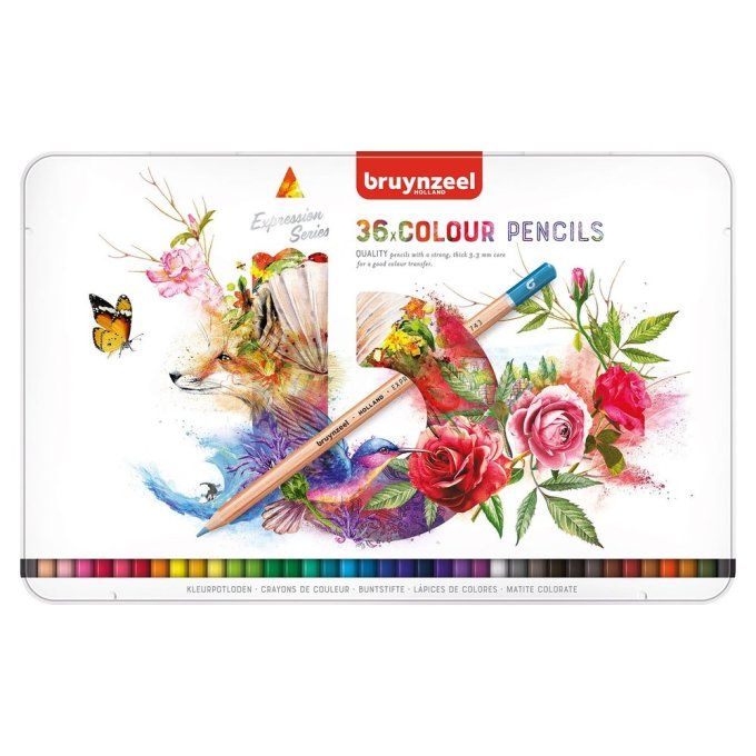 36 Crayons de couleurs, Bruynzeel