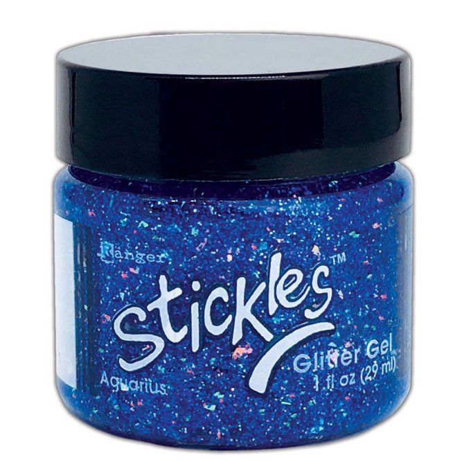 Stickles, Ranger - Gel Glitter - couleur : Aquarius - 29ml