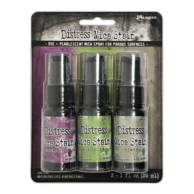 3 Sprays Ranger, Distress mica stains, Set halloween - 3x29ml