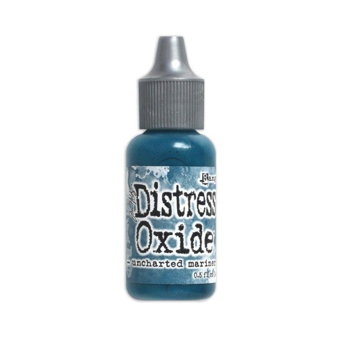 Recharge, encre distress oxide, couleur : uncharted mariner