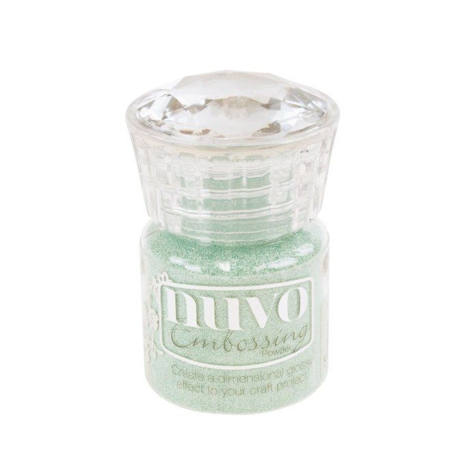 Nuvo, Poudre à embosser, couleur : Pearled pistachio