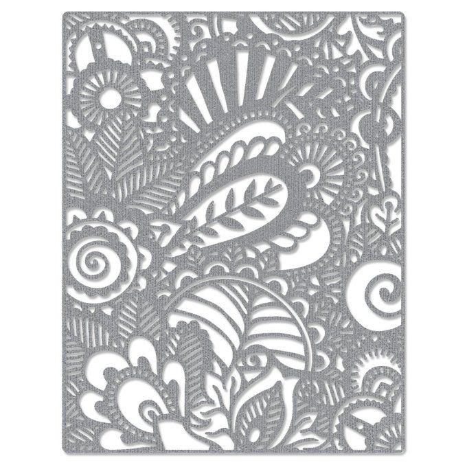 1 Die - Sizzix - Doodle art - dimension : 10.8x13.97cm