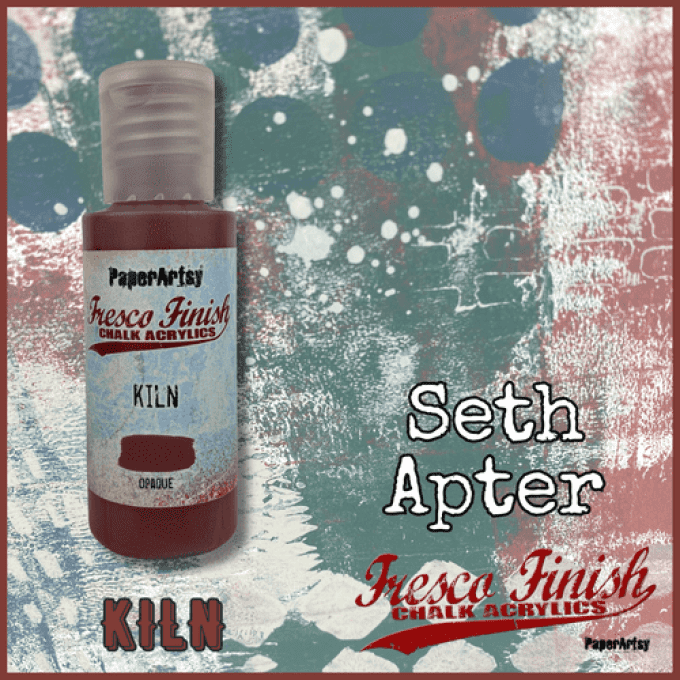 PaperArtsy - Fresco Finish, couleur : Kiln, opaque - 50ml