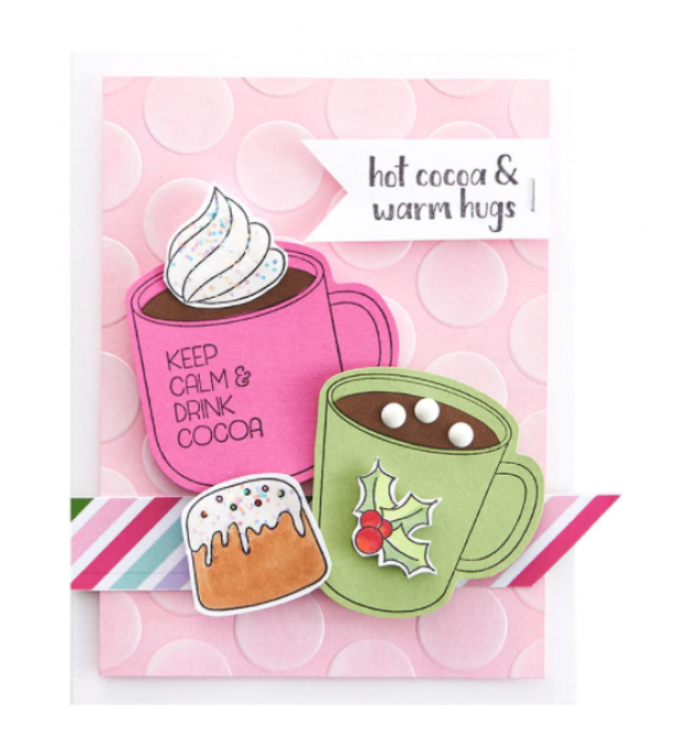 Ensemble de Tampons, Fun stampers - Journey cups of cocoa