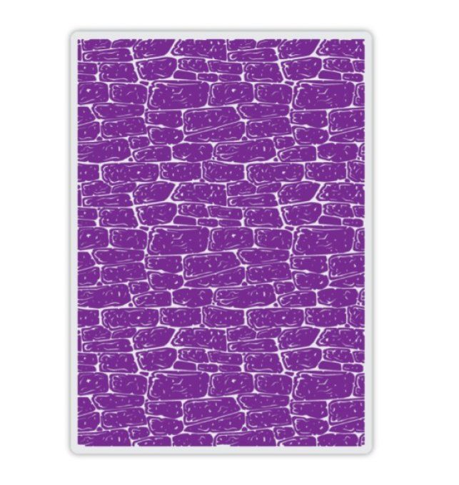 Classeur d'embossage, Crafter's companion - Garden wall - dimension 12.7x17.8cm