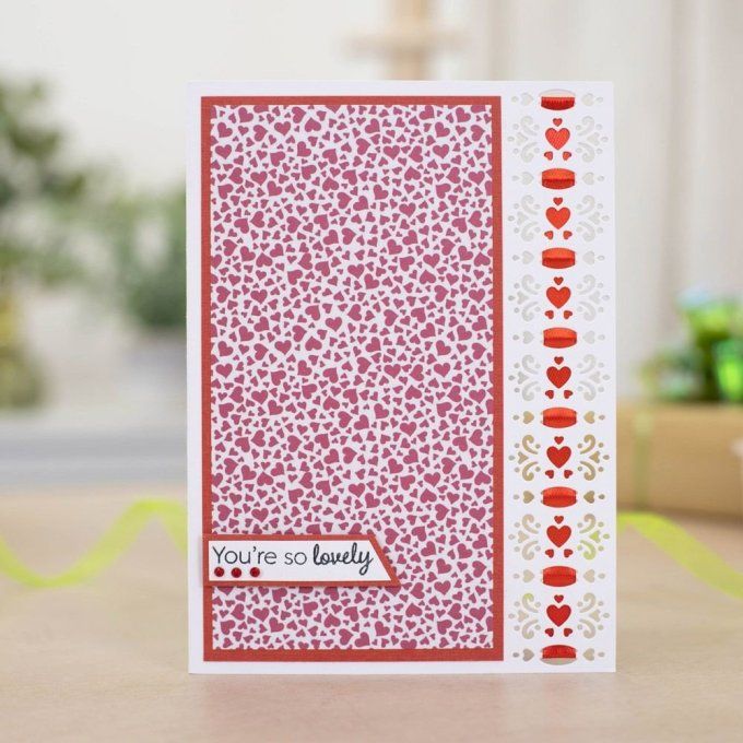 3 Dies/matrices de découpe, Gemini by crafter's companion - Charming hearts