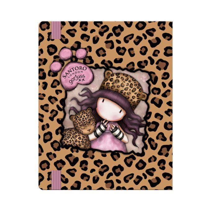 Gorjuss, Daily planner non daté, purrrrrfect love, dimension : 11.5x14.5cm