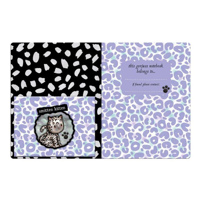 Gorjuss, Daily planner non daté, Smitten kitten, dimension : 11.5x14.5cm