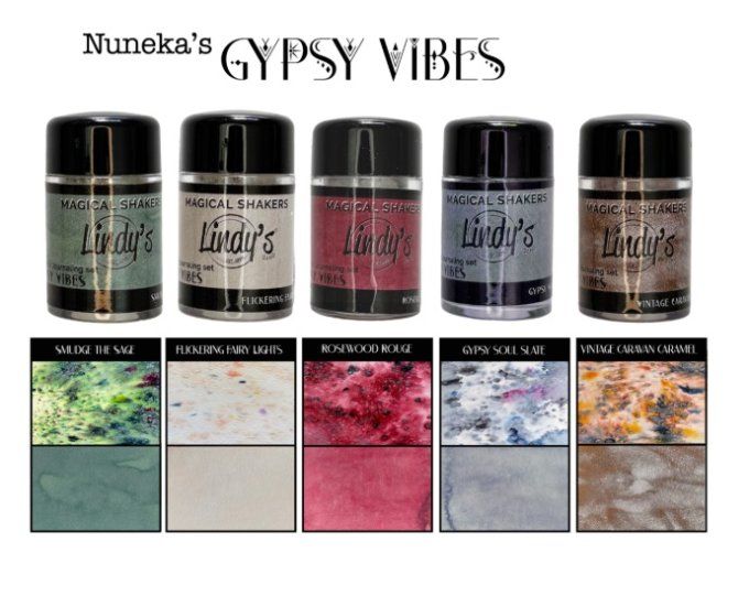 Lot de 5 Pigments Magical shaker, Lindy's, Gipsy vibes