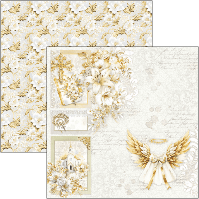Ciao Bella, collection Blessing day - 20x20cm - 12 feuilles - 190gsm