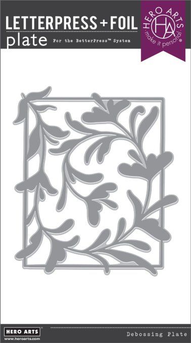 Hero Arts,  letterpress - Decorative floral