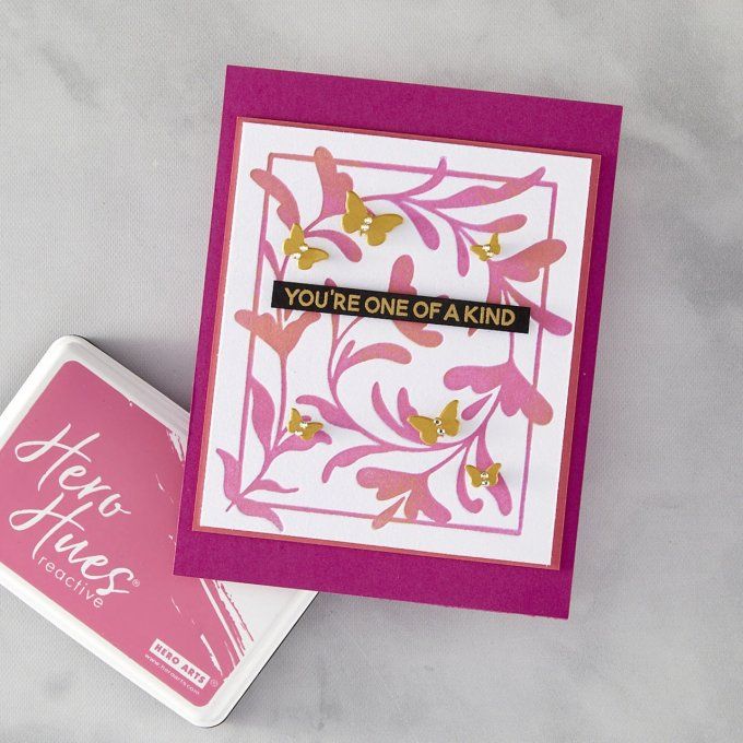 Hero Arts,  letterpress - Decorative floral