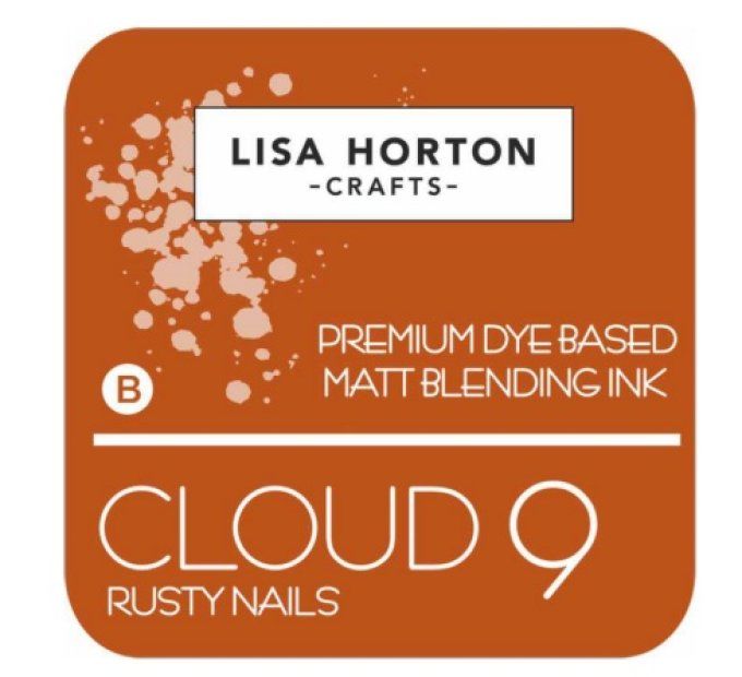 Lisa Horton Craft, cloud 9 - pad encre - Matt Blending ink - couleur: Rusty nails, grand pad