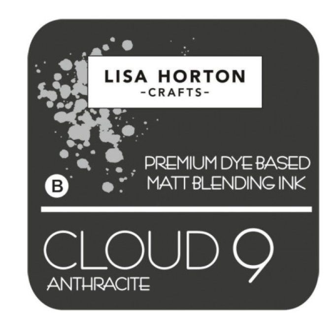 Lisa Horton Craft, cloud 9 - pad encre - Matt Blending ink - couleur: Anthracite, grand pad