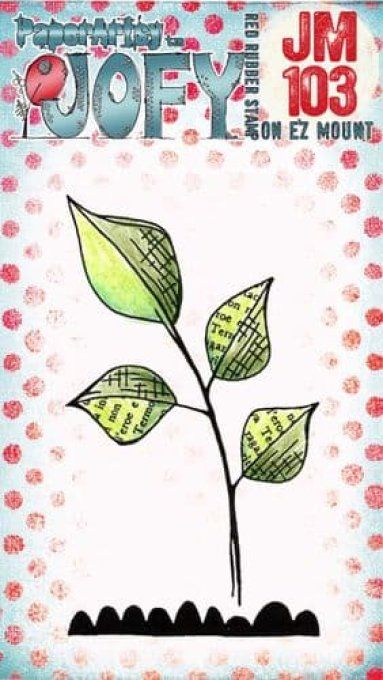 Mini tampon caoutchouc, collection Jofy (103), PaperArtsy 